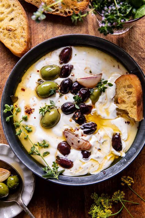 Honey Whipped Feta With Garlic Herb Roasted Olives Recipe Cart