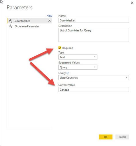 Using Parameters In Power Bi