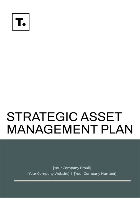 Free Strategic Asset Management Plan Template Edit Online And Download