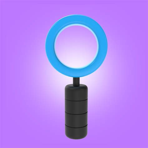 Premium Psd Magnifying Glass 3d Illustration Isolated Research Icon