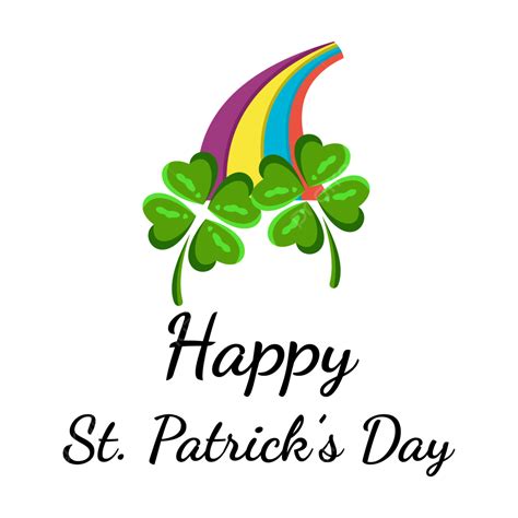 St Patricks Day Rainbow Clipart