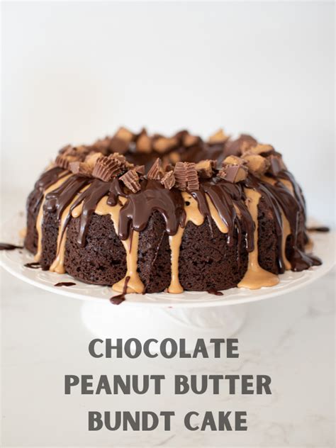 Chocolate Peanut Butter Bundt Cake Eat It And Say Yum