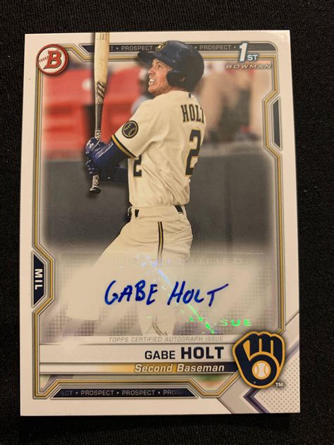 Finally a fully legible signature (from 2021 Bowman retail) : r/baseballcards