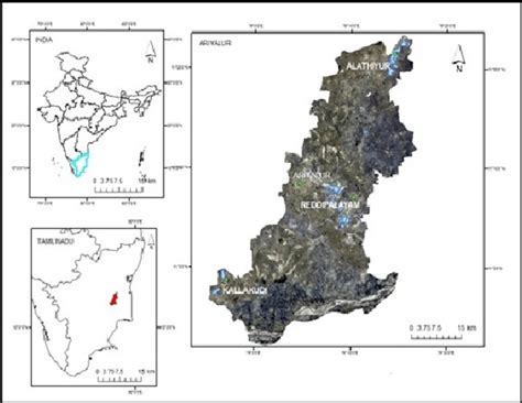 Location Map Of The Ariyalur District Download Scientific Diagram