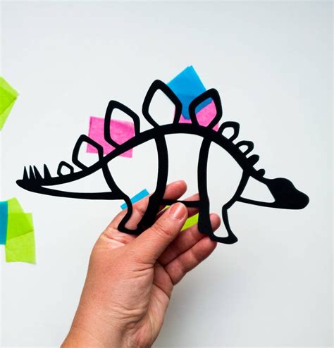 Dinosaurs Suncatcher Kit Kids Craft Kit Stained Glass Etsy