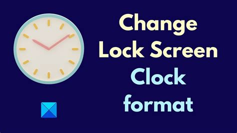 Windows 10 remove clock from lock screen - cifeet