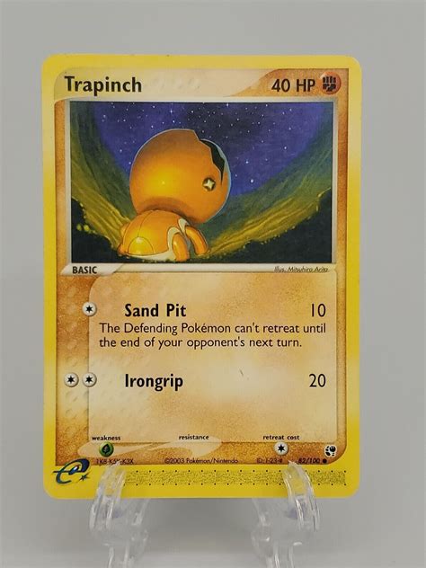 Pok Mon Tcg Trapinch Ex Sandstorm Regular Common Values Mavin