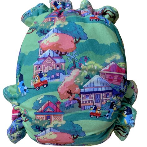 In Stock Large Patterned Sandman Bluey At Home Shp Modern Cloth