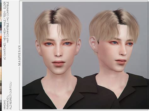 Magpiesans Patreon Paranoid L Hair Sims 4 Hair Male Sims Hair Male