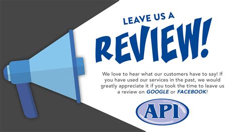 Leave Us A Review Template