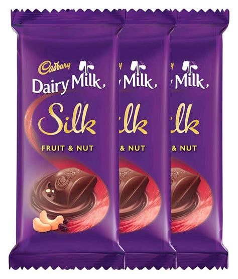 Cadbury Dairy Milk Silk Fruit & Nut Milk Chocolate 450 gm: Buy Cadbury ...