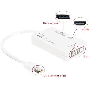 Delock Displayport Mini Displayport Hdmi Dvi Pin At