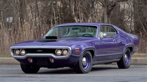 My Old Purple 1971 Hemi Gtx 4 Speed Car Coming Up For Auction For B