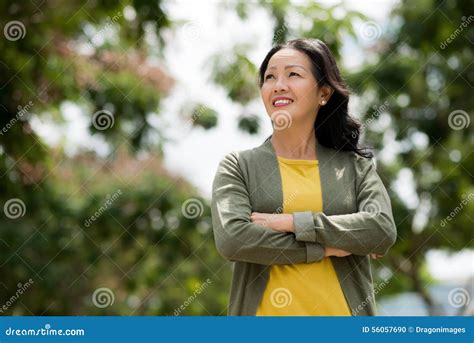 Mature Vietnamese Woman Stock Photo Image Of Beautiful 56057690