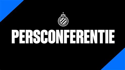 HERBEKIJK PERSCONFERENTIE VOOR KAA GENT CLUB BRUGGE CROKY CUP