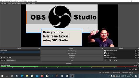 How To Livestream Using Obs Studio Basictutorial Obs Howtouseobs