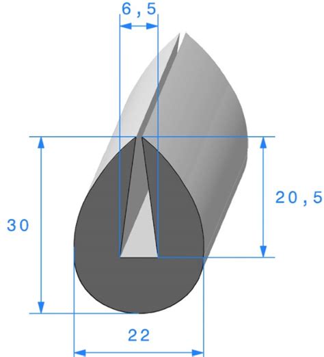 Profil Ref Joint En U Epdm Noir Shores A