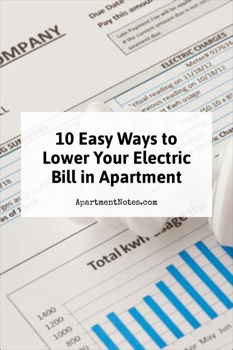 Easy Ways To Lower Your Electric Bill In Apartment Apartment Notes