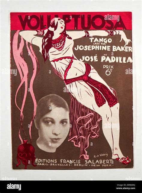 “voluptuosa Tango Josephine Baker” 1928 Roger De Valerio Francis Salabert 1884 1946