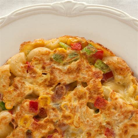 Recette Omelette Aux Lardons Nouilles Tomates Et Parmesan