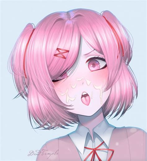 Natsuki Doki Doki Literature Club Image By Pixiv Id 30154489