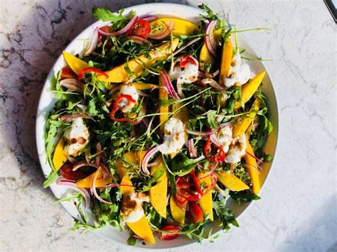 Mango And Rocket Leaves Salad — Cooking With Zanele