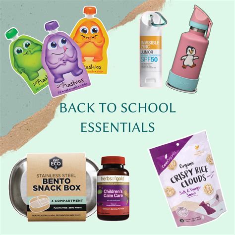 Back To School Essentials Wholelife