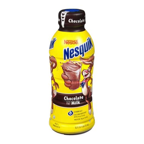 Nesquik Chocolate Low Fat Milk 8 Oz Bottles 15 Count