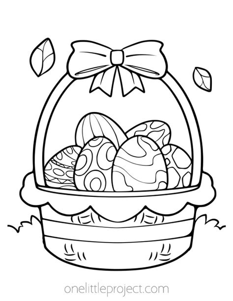 Free printables easter coloring pages