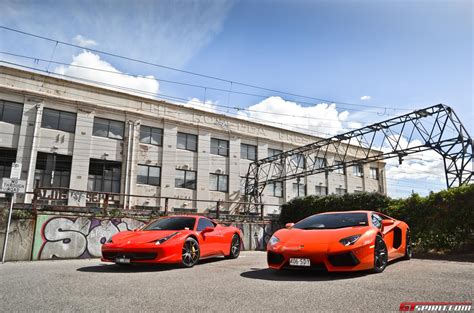 Ferrari Vs Lamborghini Aventador Gtspirit