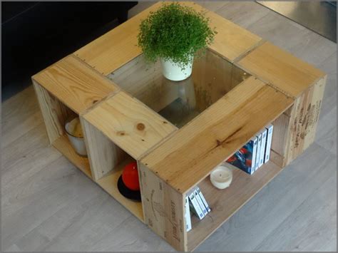 Table Basse En Caisse En Bois Pas Cher Ladolceviedchat Fr