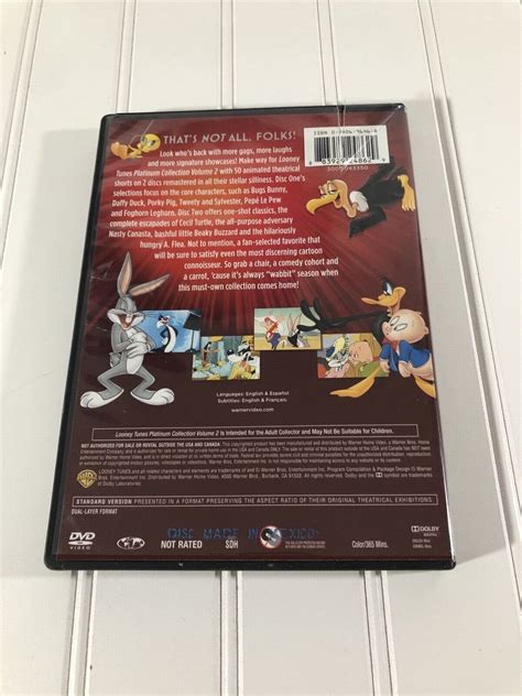 Looney Tunes Platinum Collection Vol 2 Dvd Set Classic Cartoon Film