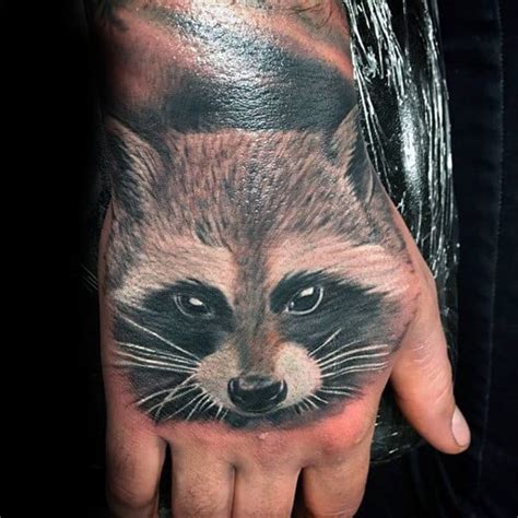 80 Raccoon Tattoo Designs For Men Critter Ink Ideas