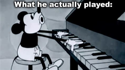 Pianos Are Never Animated Correctly Mickey Mouse Spit Youtube