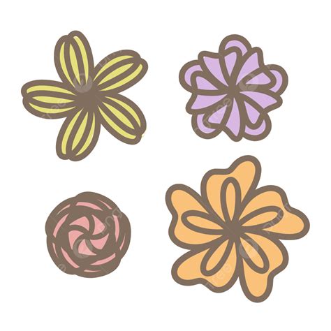 Hand Drawn Flowers Png Transparent Hand Drawn Flower Flower Hand