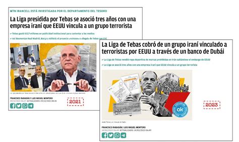 Javier Tebas Medrano On Twitter La EXCLUSINDA De Okdiario De Hoy