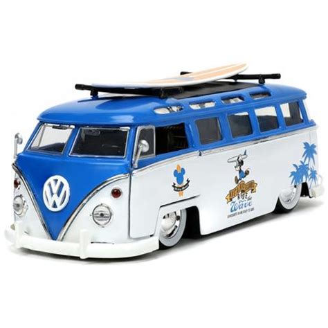 Jada Toys Volkswagen T Samba Minibus With Mickey Mouse Figure