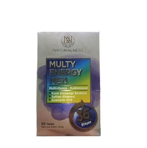 Naturalnest Multi Energy Men Takviye Edici G Da Tablet Fiyatlar Ve