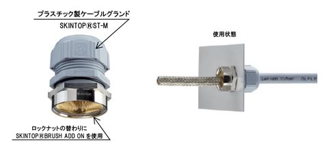 ケーブルグランドEMC対策SKINTOP BRUSH技術情報LAPP JAPAN