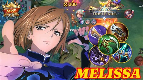 strong  melissa  rank game check   mlbb youtube