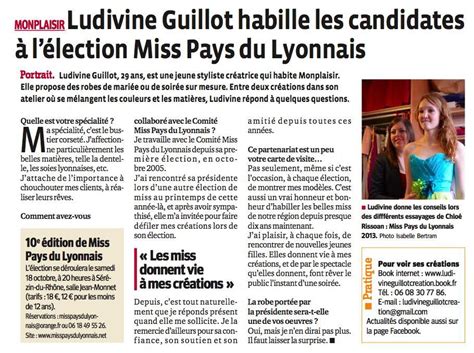 Le Progres Oct Ludivine Guillot Robe De Mari E Sur Mesure Lyon