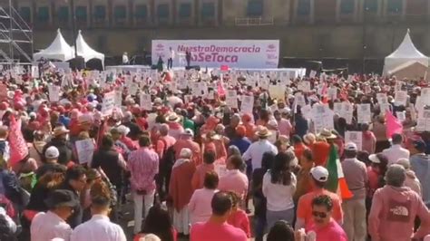 Marcha Por Nuestra Democracia En Cdmx Re Ne Mil Asistentes Seg N