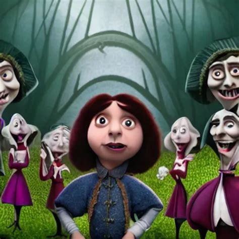 Lord Farquad In A Tim Burton Movie Still K Pixar Stable Diffusion