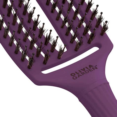 Szczotka Olivia Garden Fingerbrush Combo Deep Purple Do Rozczesywania