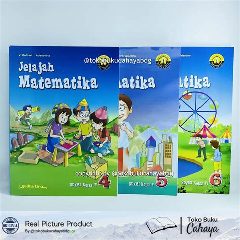 Jual Buku Jelajah Matematika Yudhistira K13 Kelas 4 Sd 6 ORIGINAL