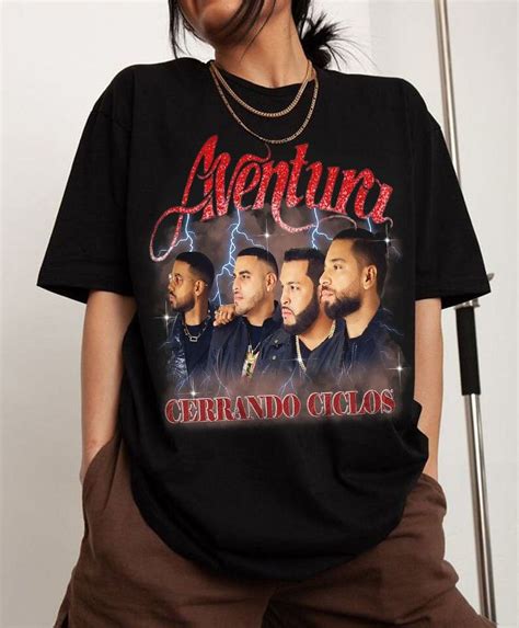 2024 Aventura Tour Bachata Cerrando Ciclos T Shirt Graphic T Shirt Unisex Shirt Aventura