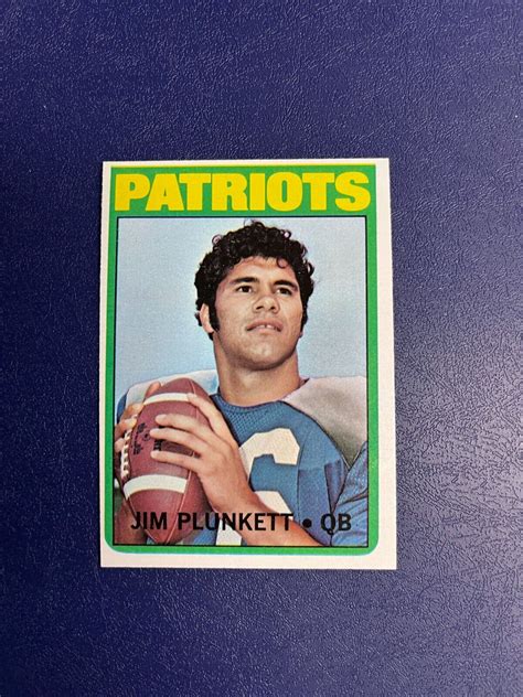 1972 Topps Jim Plunkett 65 Rookie RC REALLY NICE EBay