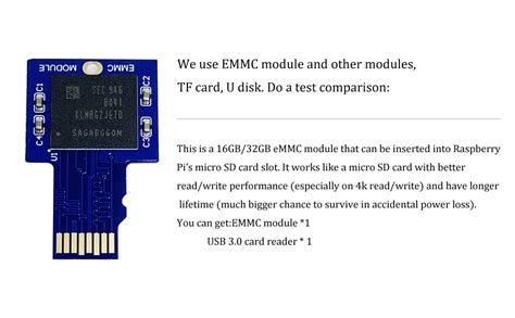 16gb Emmc Module Plug And Play Emmc Module For Raspberry Pi 32gb Emmc