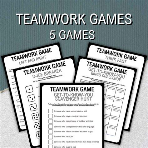 TEAM BUILDING GAMES FOR WORK – The Game Room