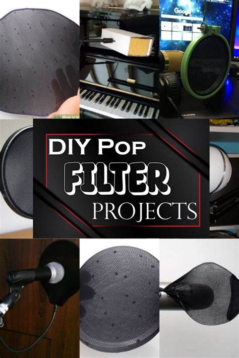 20 DIY Pop Filter Projects You Can Make Easily - DIYnCrafty